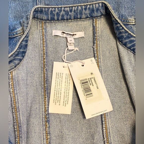 Derek Lam 10 Crosby Side Buckle Denim Minidress size S - Picture 8 of 9